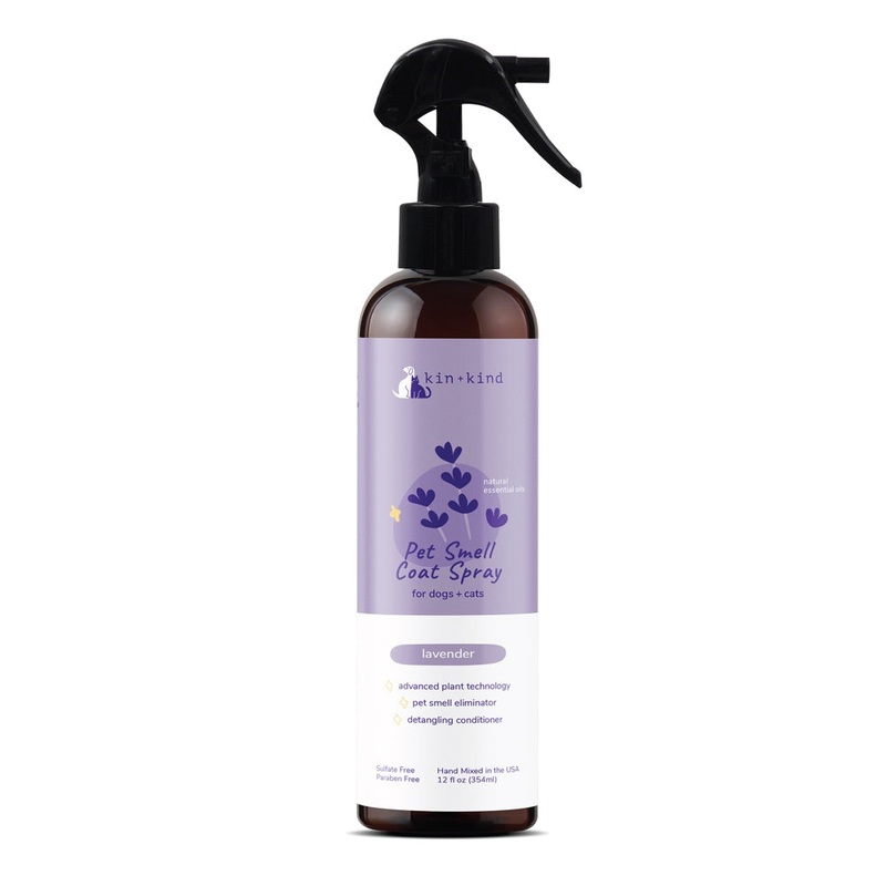 10% OFF: Kin+Kind Pet Smell Lavender Coat Spray For Cats & Dogs 12oz