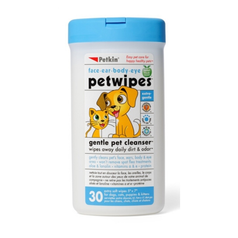 10% OFF: Petkin Pet Wipes For Cats & Dogs