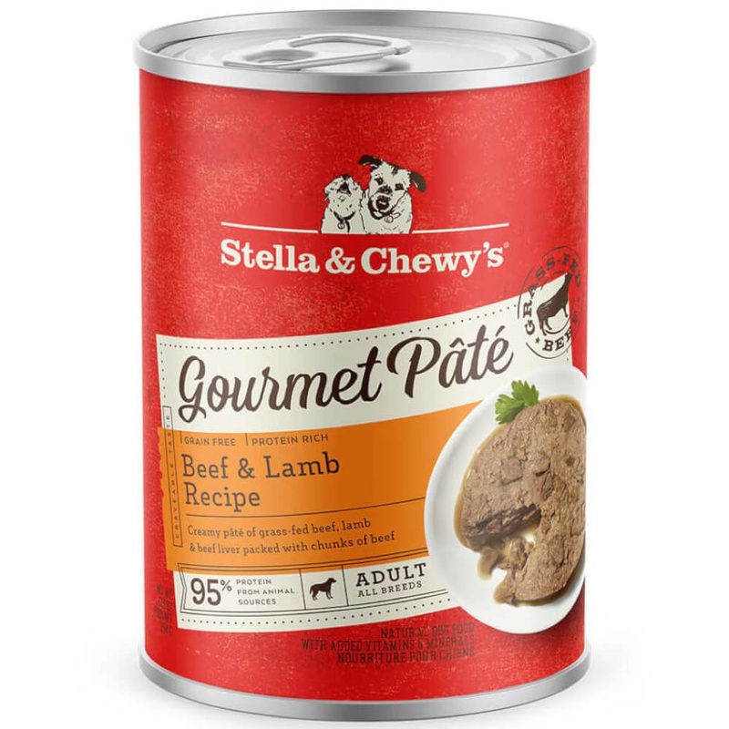 Stella & Chewys Gourmet Pate Beef & Lamb Recipe Grain-Free Canned Dog Food 12.5oz