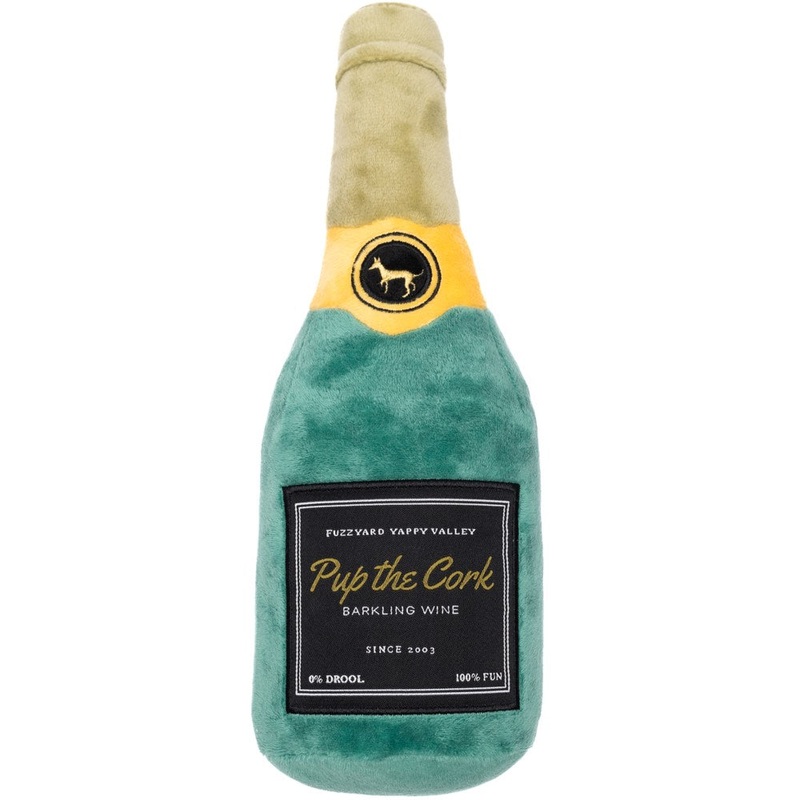 15% OFF: FuzzYard Pup The Cork Sparkling Wine Plush Dog Toy