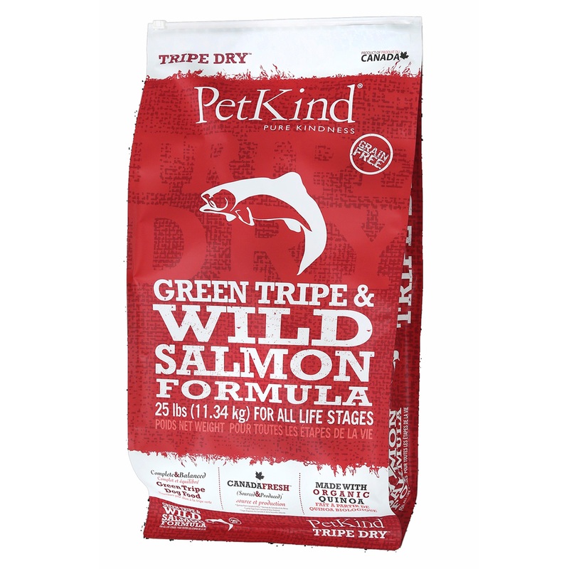 15% OFF: PetKind Green Tripe & Wild Salmon Grain-Free Dry Dog Food