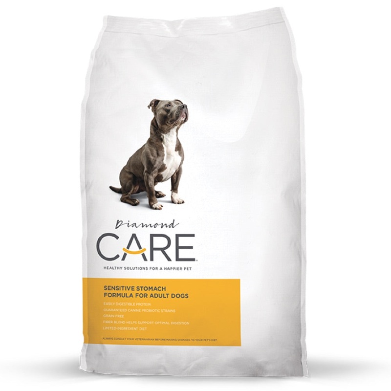 '35% OFF (Exp 10Apr25)/BUNDLE DEAL+FREE TREAT': Diamond Care Sensitive STOMACH Formula Grain-Free Dry Adult Dog Food 8lb