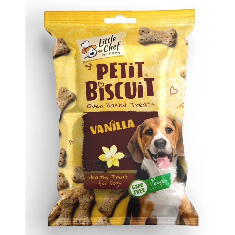 $4 OFF: Little Chef Petit Biscuit Vanilla Vegan Dog Treats 150g
