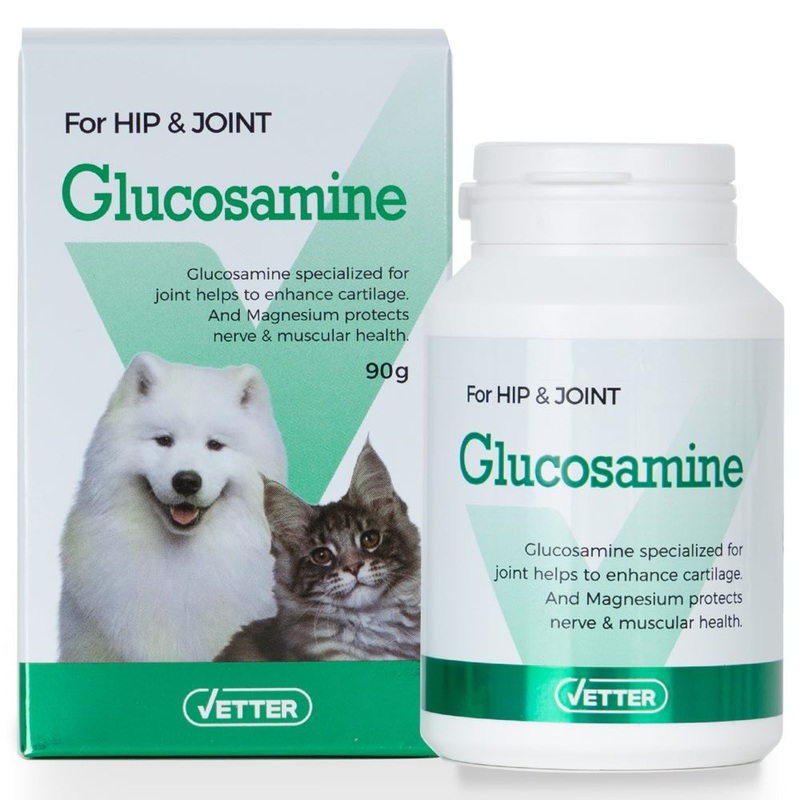 $8 OFF/BUNDLE DEAL: (Exp 22May25) Vetter Glucosamine Hip & Joint Health Supplement for Cats & Dogs 90g