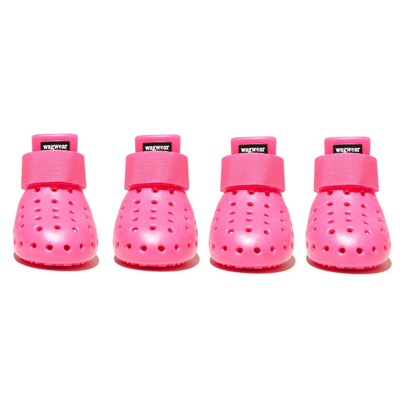 Wagwear WagWellies Mojave Dog Boots (Neon Pink)