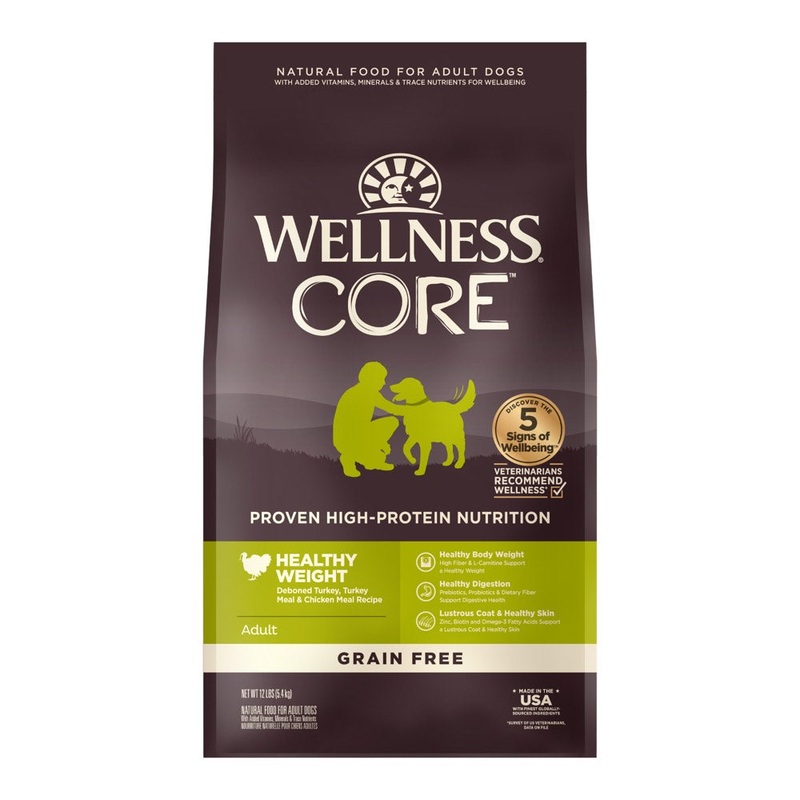 Wellness CORE Grain-Free Healthy Weight Reduced Fat Dry Dog Food