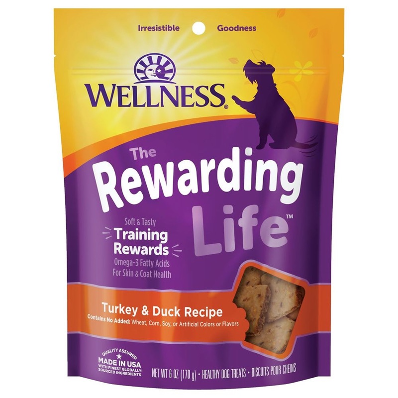 Wellness Rewarding Life (Wellbites) Turkey & Duck Grain Free Dog Treats 6oz