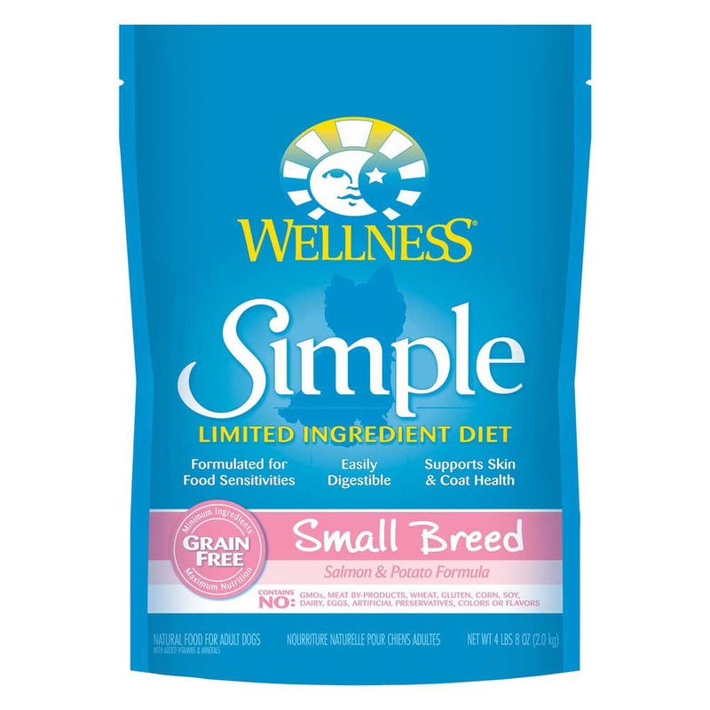 Wellness Simple Grain-Free Small Breed Salmon & Potato Adult Dry Dog Food 4lb