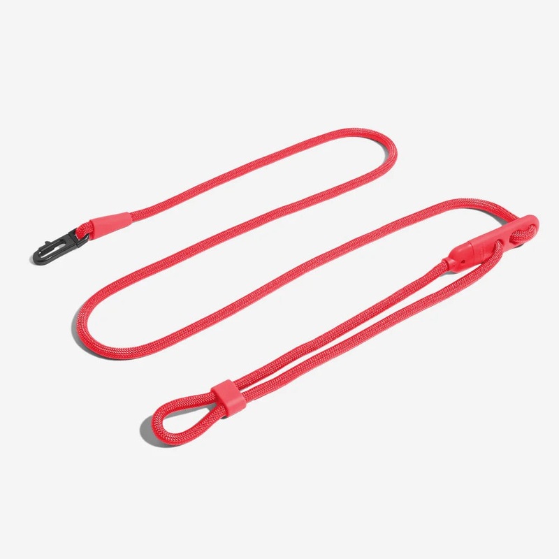 Zee.Dog Neon Coral Hands Free Rope Dog Leash