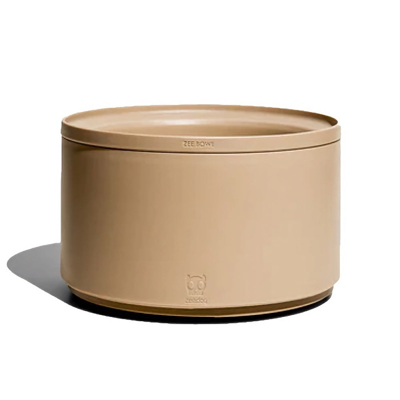Zee.Dog Zee.Bowl Adjustable Dog Bowl (Sand)