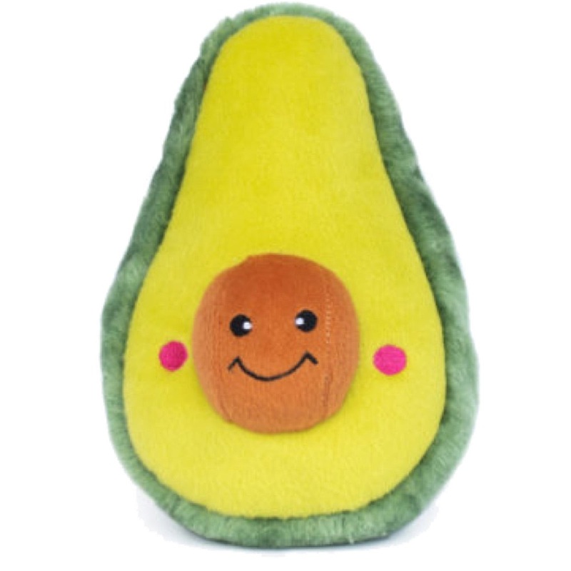ZippyPaws NomNomz Avocado Plush Dog Toy