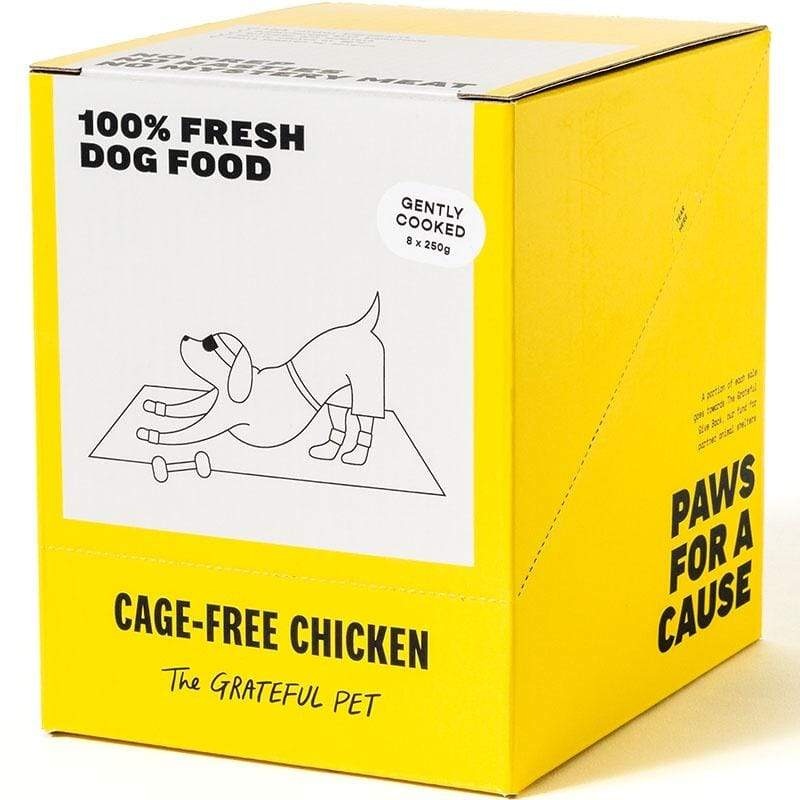 The Grateful Pet Gently Cooked Cage-Free Chicken Frozen Dog Food 2kg