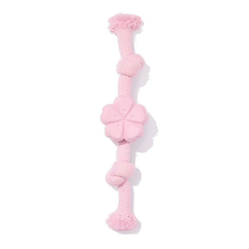 VETRESKA Cherry Blossom Knot Rope Dog Toy
