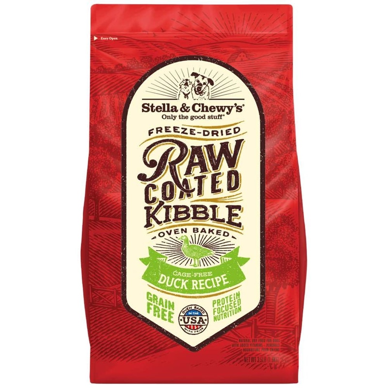 Stella & Chewy's Freeze-Dried Raw Coated Kibble Duck Grain-Free Dry Dog Food