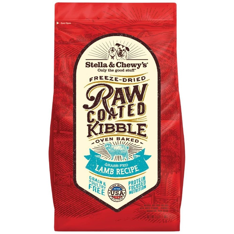 Stella & Chewy's Freeze-Dried Raw Coated Kibble Lamb Grain-Free Dry Dog Food