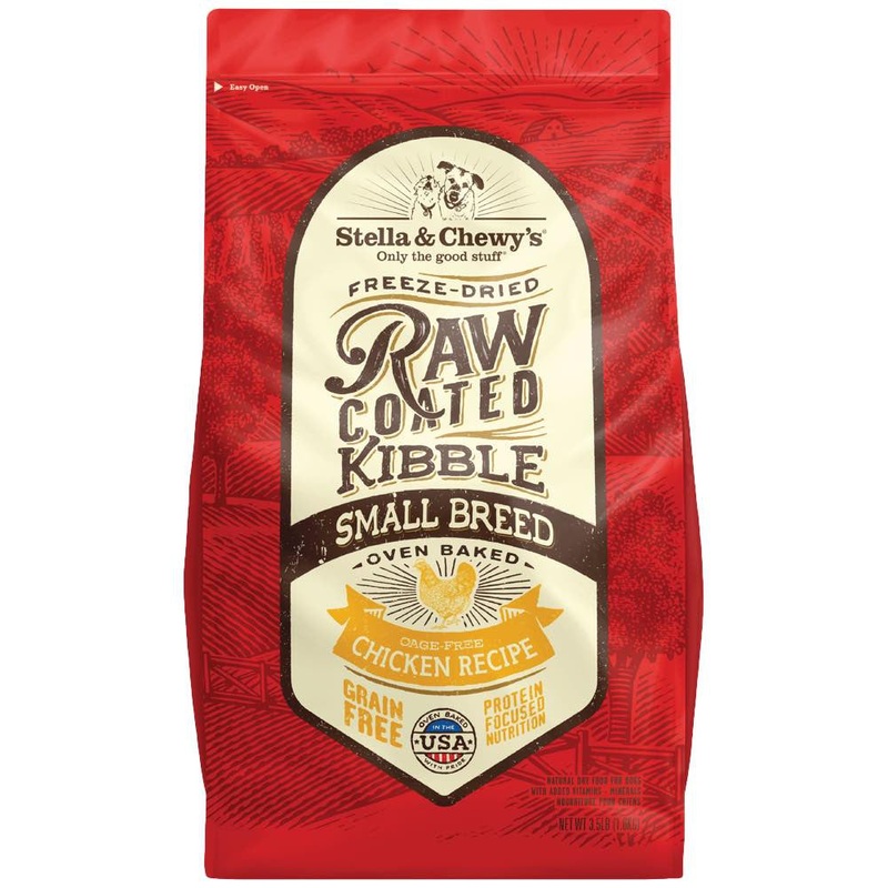 Stella & Chewy's Freeze-Dried Raw Coated Kibble Small Breed Chicken Grain-Free Dry Dog Food