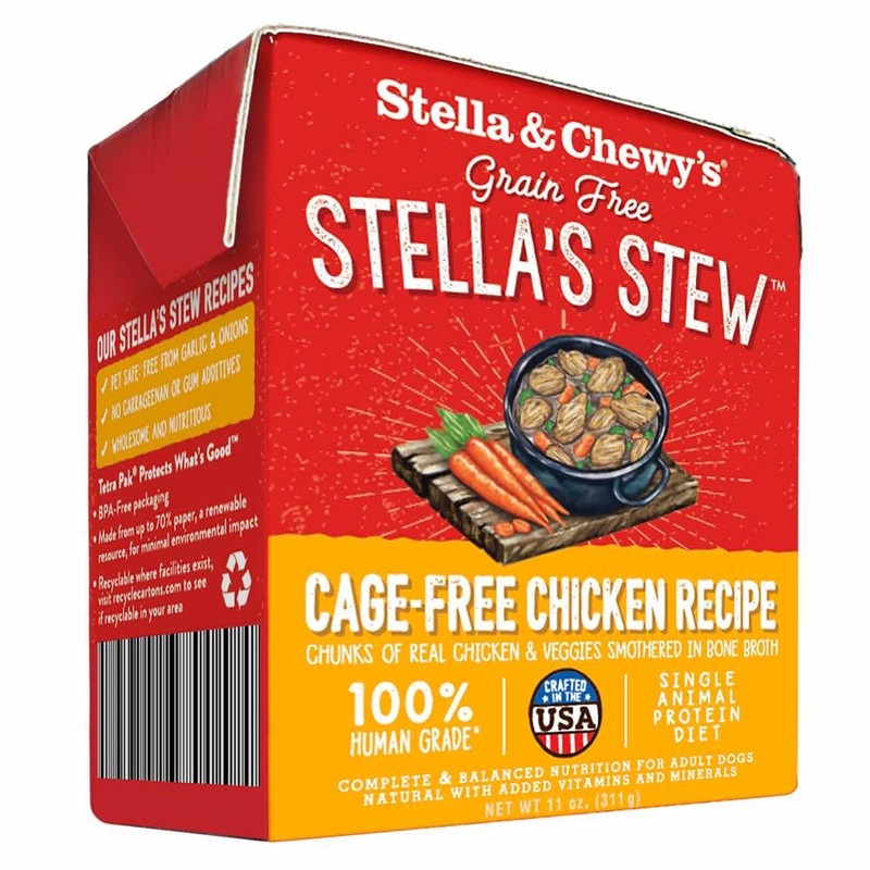 Stella & Chewys Grain-Free Cage-Free Chicken Recipe Stew Dog Food 11oz