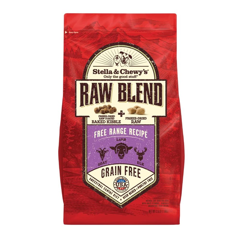 Stella & Chewys Raw Blend Free Range Kibble With Freeze-Dried Raw Grain-Free Dry Dog Food