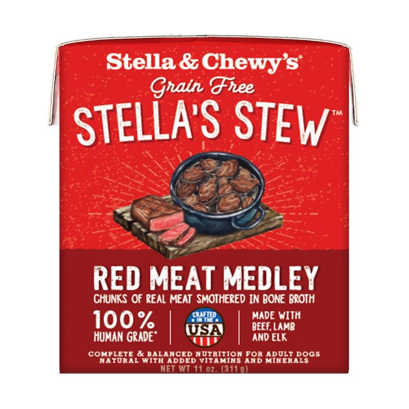 Stella & Chewys Stellas Red Meat Medley Stew Grain-Free Adult Dog Stew 11oz