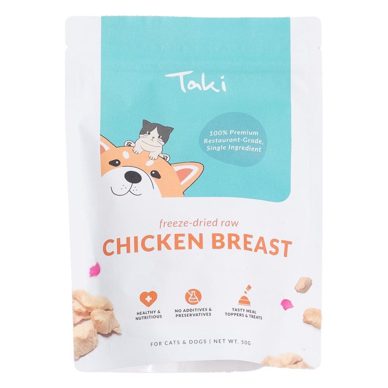 Taki Chicken Breast Freeze-Dried Treats For Cats & Dogs 50g