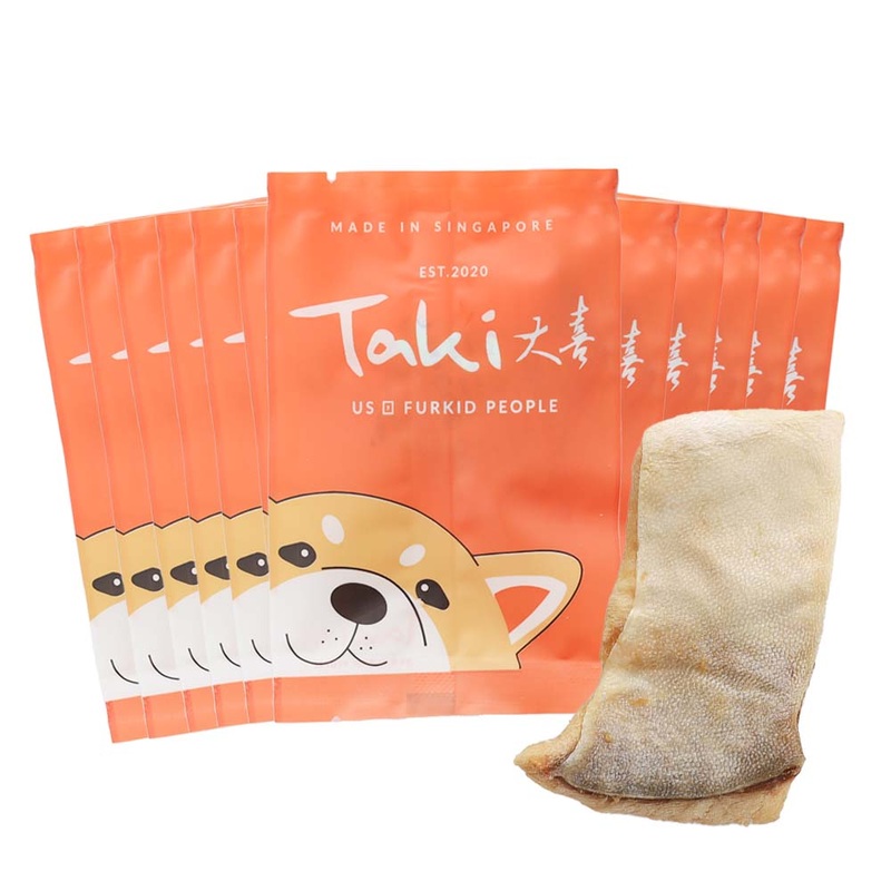 Taki Pomfret Fish Freeze-Dried Treats For Cats & Dogs (12 Packets) 84g