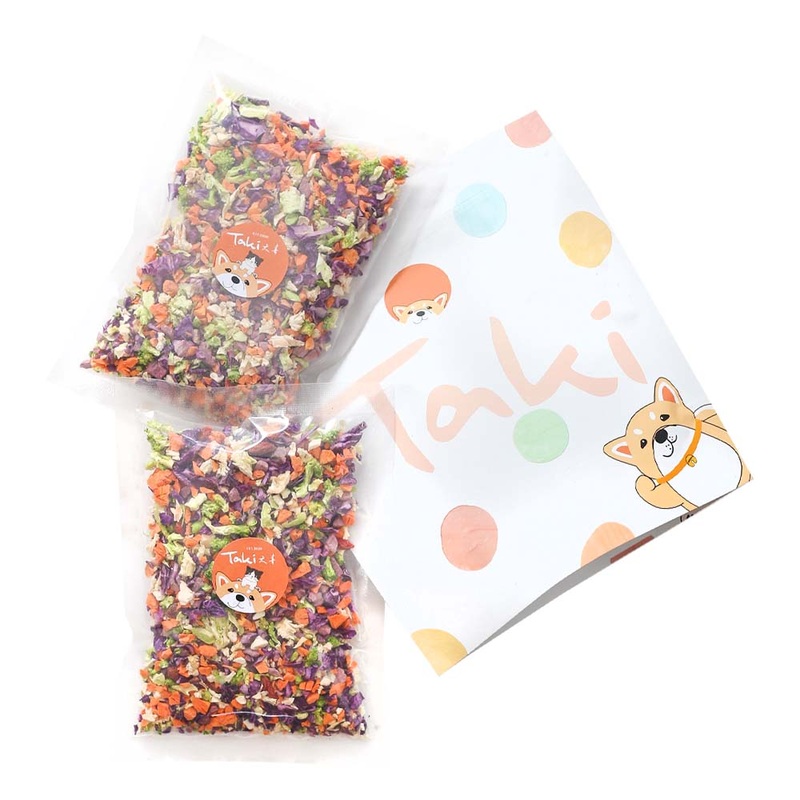 Taki Vegetables Mix Kyoto Freeze-Dried Meal Toppers For Cats & Dogs 80g