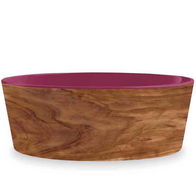 TarHong Olive Dog Bowl (Magenta)