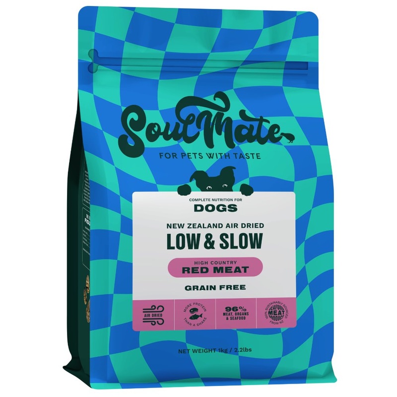 SoulMate Low & Slow New Zealand Red Meat Grain Free Air Dried Dog Food
