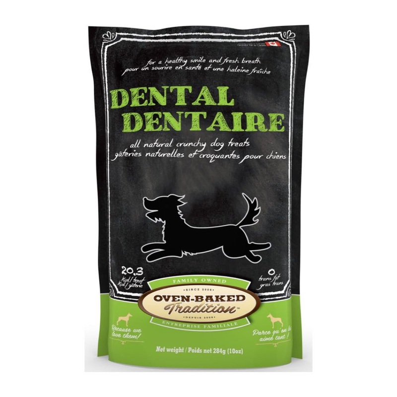 10% OFF (Exp 27Sep25): Oven-Baked Tradition Vegetarian Dental Dog Treats 284g