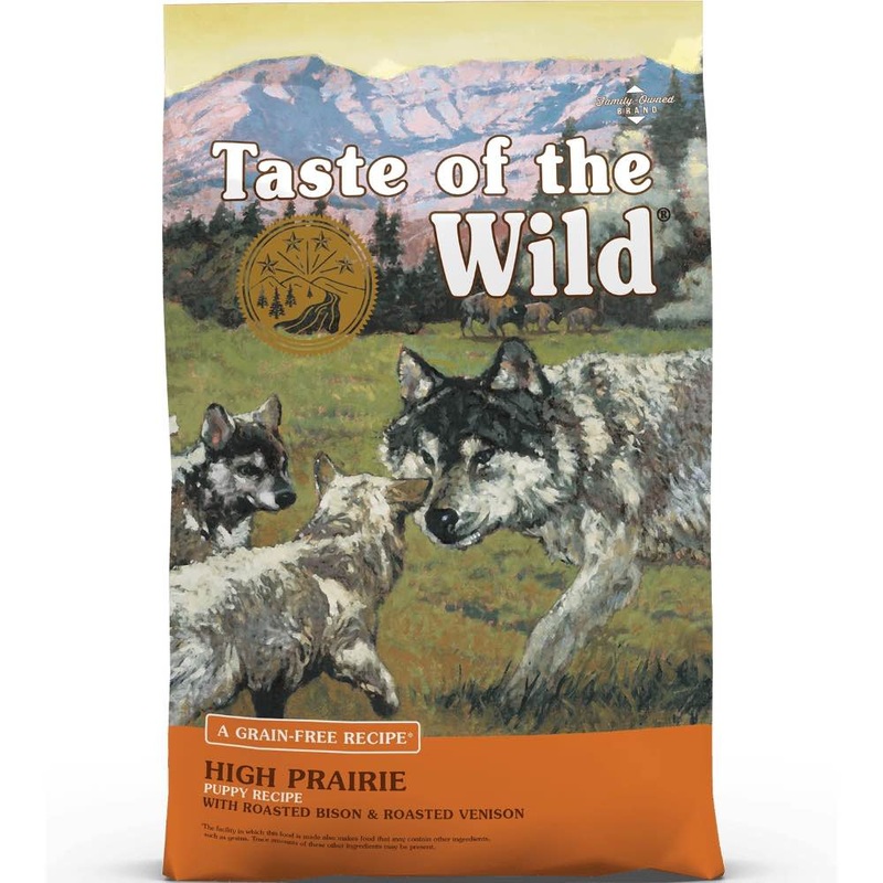 'BUNDLE DEAL/FREE TREAT': Taste Of The Wild High Prairie Puppy Bison & Venison Grain-Free Dry Dog Food