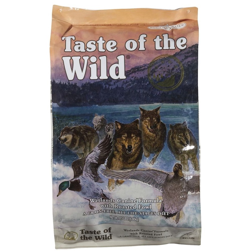 'BUNDLE DEAL/FREE TREAT': Taste of the Wild Wetlands with Roasted Fowl Grain Free Dry Dog Food