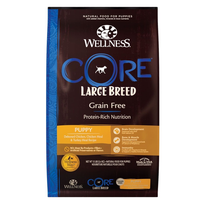 'FREE FD TREATS': Wellness CORE Grain Free Large Breed Puppy Dry Dog Food 24lb