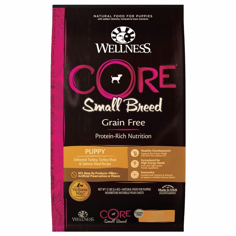 $26 OFF 12lb(Exp 1Nov25)+FREE FD TREATS: Wellness CORE Grain-Free Small Breed Puppy Dry Dog Food