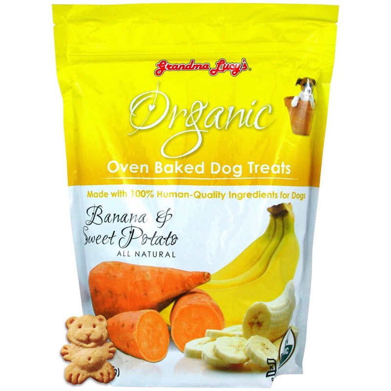$3 OFF (Exp Nov25): Grandma Lucy's Organic Banana & Sweet Potato Oven Baked Dog Treats 14oz