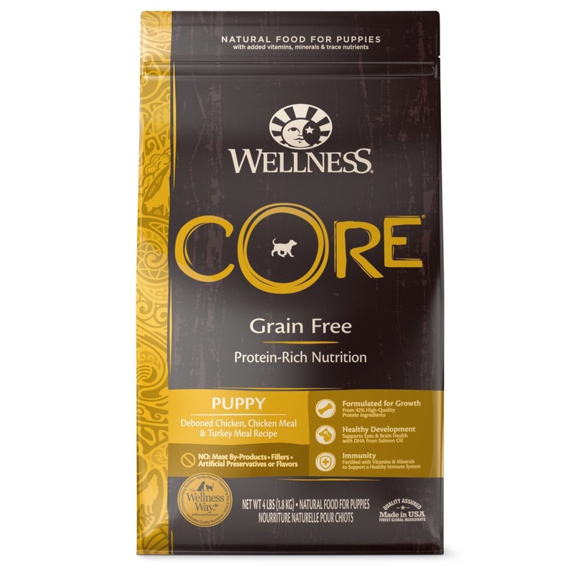 '30% OFF (Exp Aug-Sep)+FREE TREATS': Wellness CORE Grain-Free Puppy Dry Dog Food