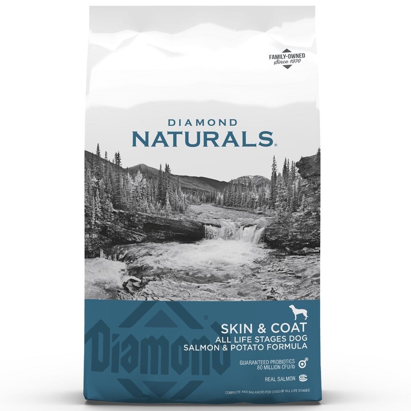 '30% OFF+FREE TREAT': Diamond Naturals Skin & Coat Salmon & Potato All Life Stages Dry Dog Food
