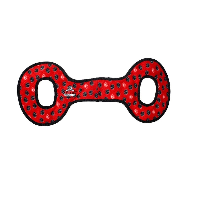 Tuffy No Stuff Ult Tug Paw Red