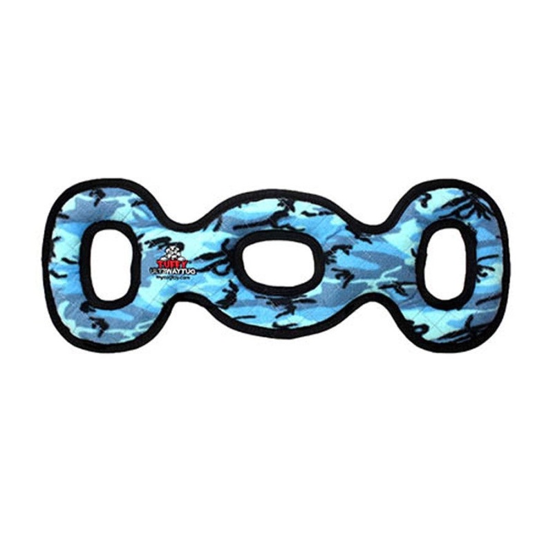 Tuffy Ultimate 3-Way Tug Dog Toy Blue Other 9 in
