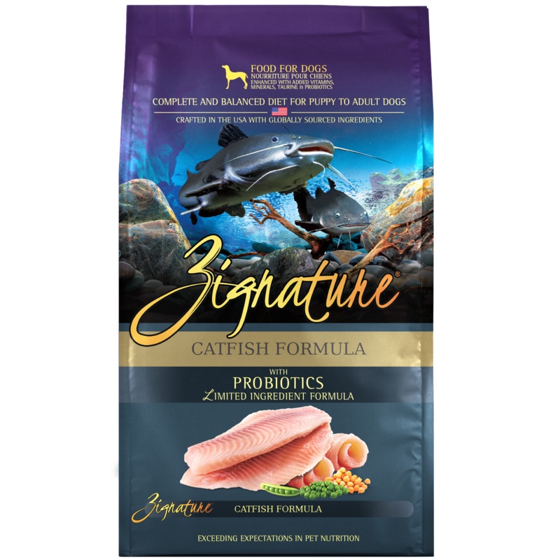 Zignature Catfish Formula Dog Food 12.5 lb