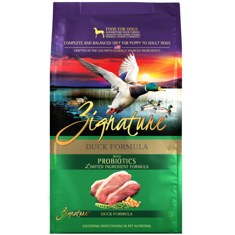 Zignature Duck Formula Dog Food 12.5 lb