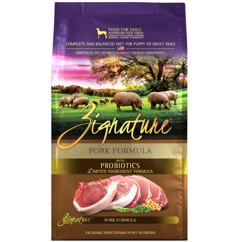Zignature Pork Formula Dog Food 12.5 lb