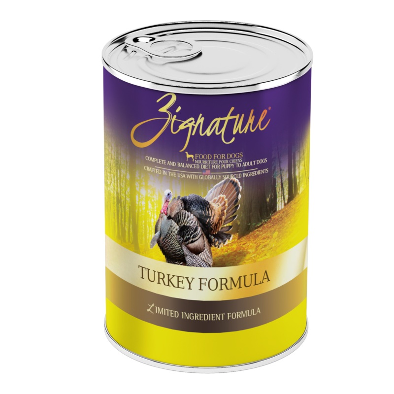 Zignature Turkey Formula Dog Food 12/13 oz