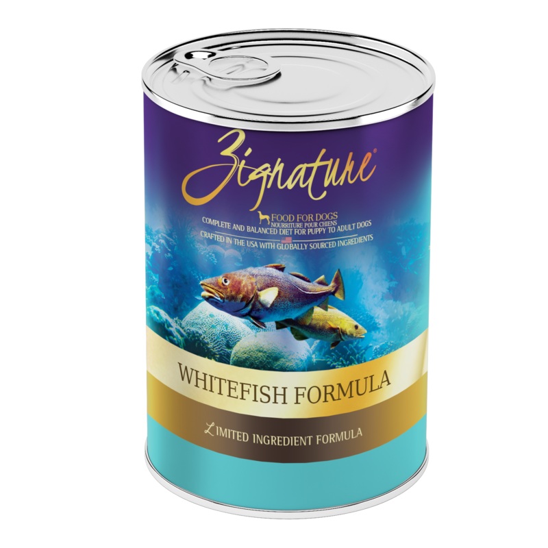 Zignature Whitefish Formula Dog Food 12/13 oz