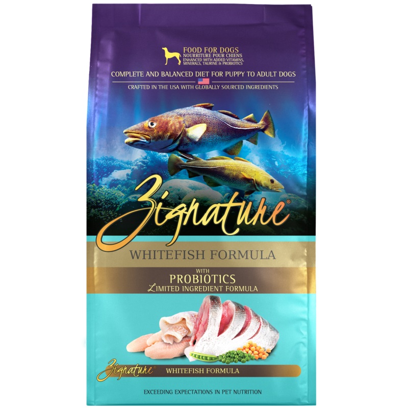Zignature Whitefish Formula Dog Food 12.5 lb