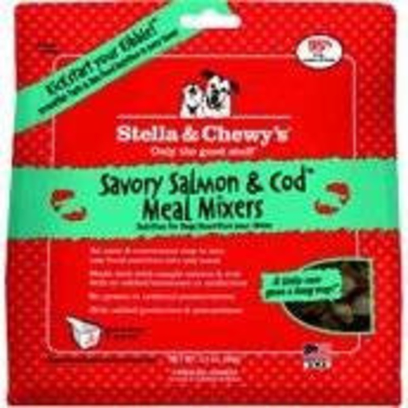 Stella & Chewy's Freeze-Dried Savory Salmon & Cod Meal Mixers - 3.5 oz. {L+1x} 860136