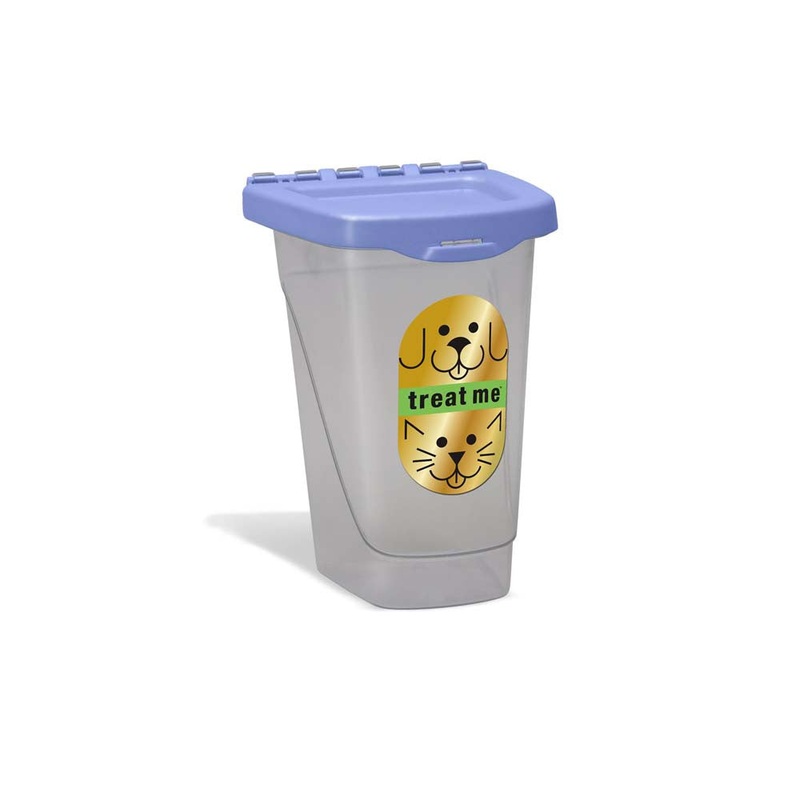 Van Ness Plastics Pet Treat Container White, Clear