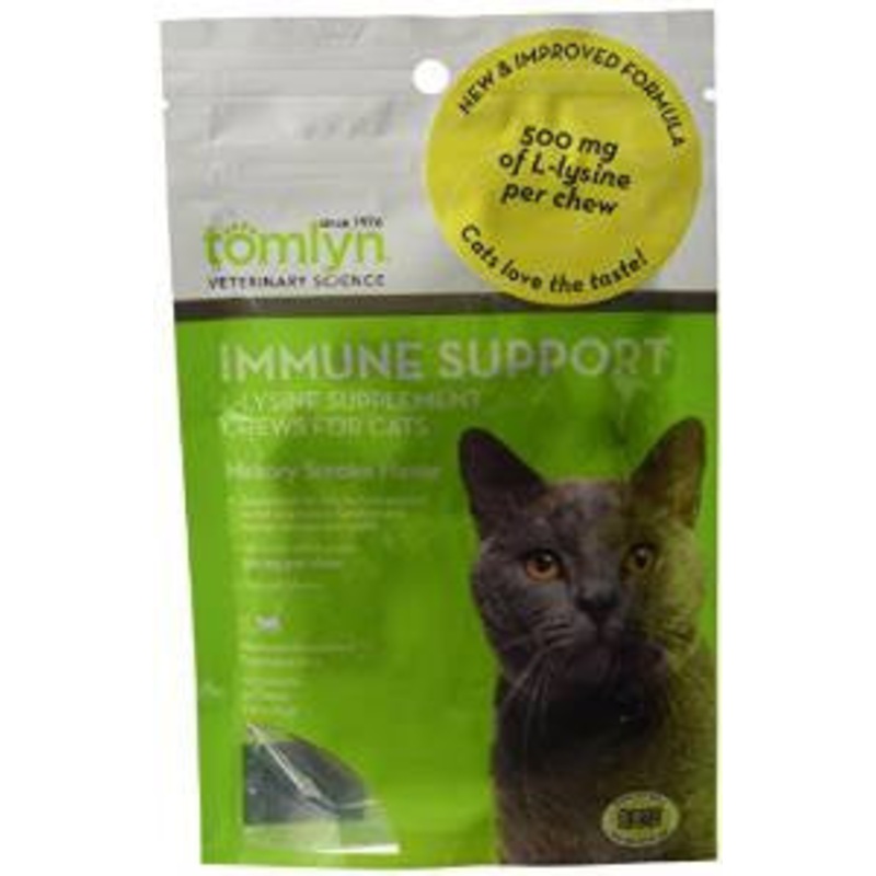 Vetoquinol Usatomlyn Immune Support L-lysine Chews 30ct {L+2}