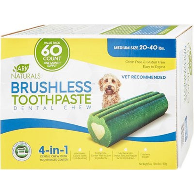 Ark Naturals Brushless Toothpaste Value Pack Medium 60CT {L-1}326135