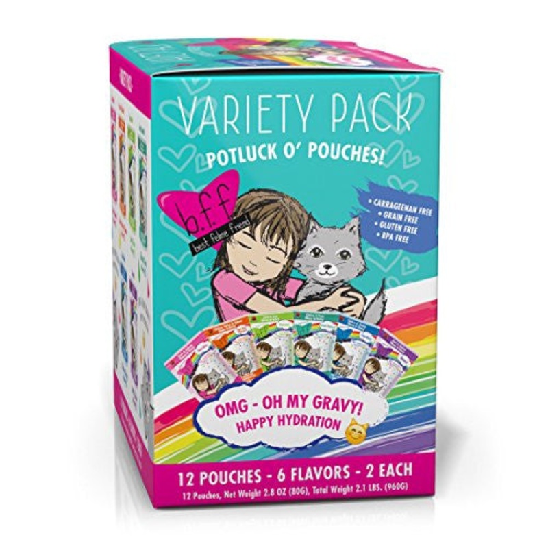 Bff Cat Omg Variety Potluck 2.8oz Pouches {L+x}