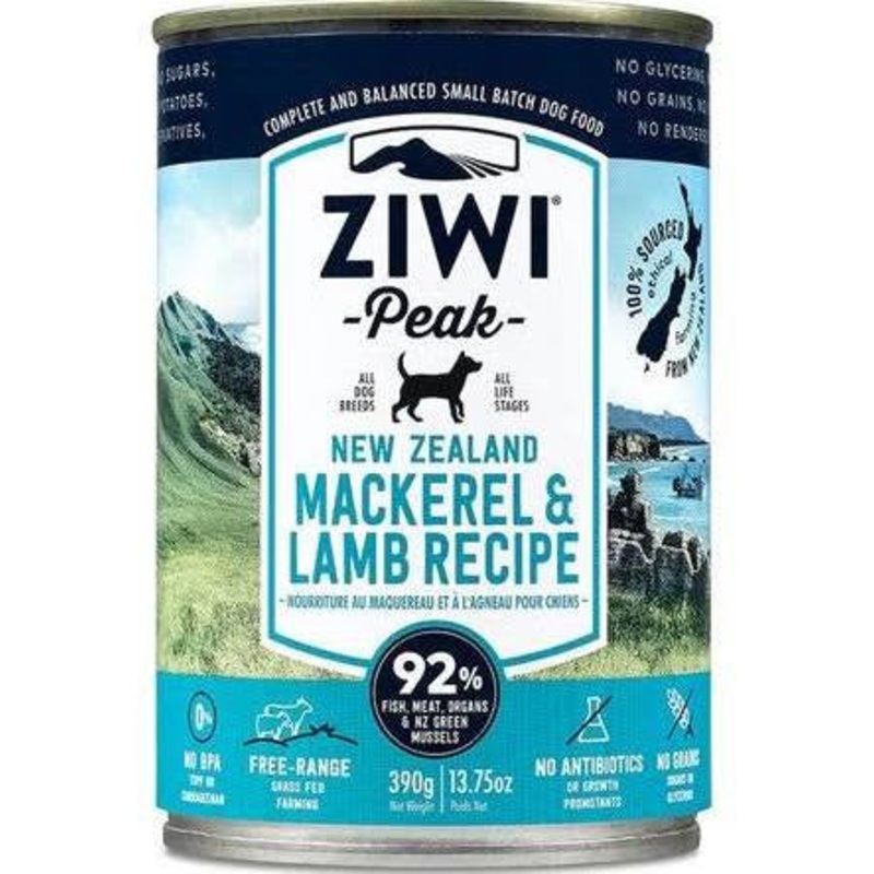 Ziwipeak Mkrl/lmb Dog 12/13.75 oz {L-x}